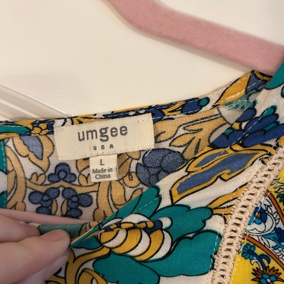 Umgee L Bohemian Printed Tunic Dress - Picture 4 of 7